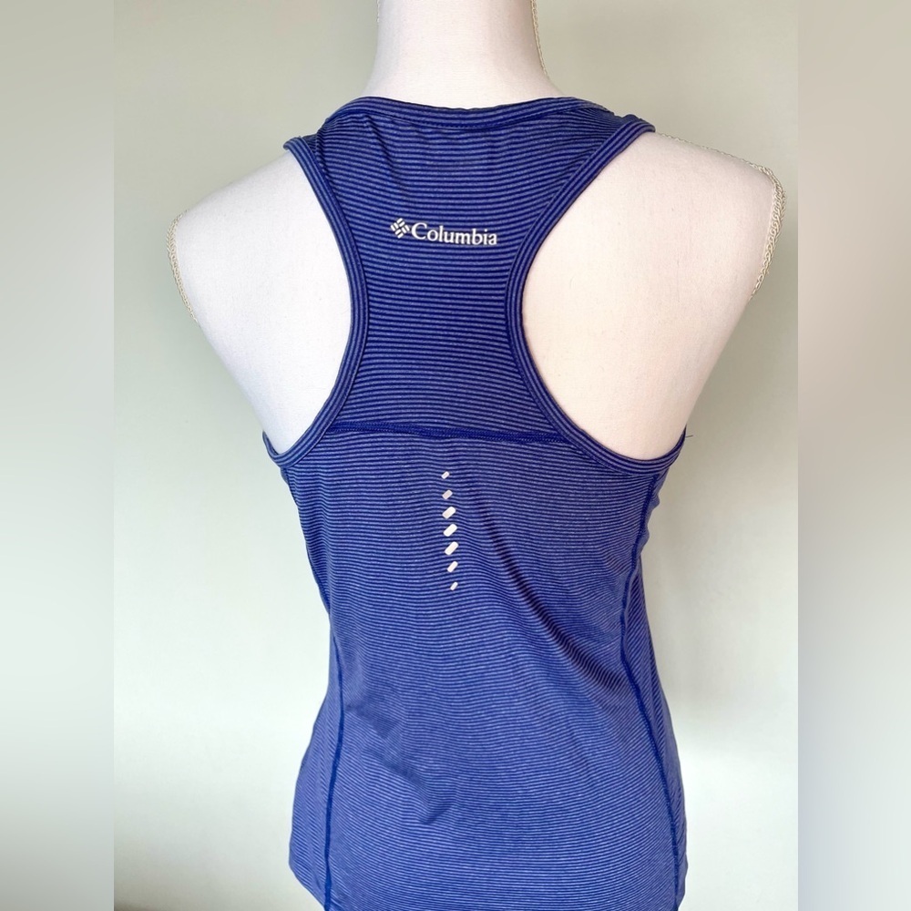 Columbia Racerback Athletic Tank | Subtle striped | Size S | EUC